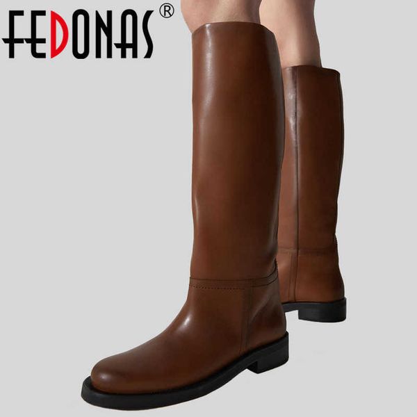 fedonas ins za women knee high boots full cow leather warm thick heels motorcycle punk shoes woman 210911, Black
fedonas ins za women knee high boots full cow leather warm thick heels motorcycle punk shoes woman 210911, Black