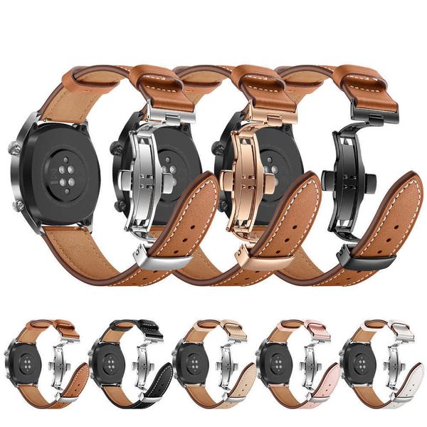 20mm 22mm genuine leather strap for samsung galaxy watch 3 band 41mm/45mm/42mm/46mm/active 2 bracelet for huawei gt 2/pro belt h0915, Silver
20mm 22mm genuine leather strap for samsung galaxy watch 3 band 41mm/45mm/42mm/46mm/active 2 bracelet for huawei gt 2/pro belt h0915, Silver