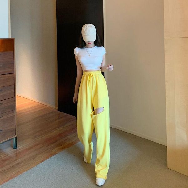spring and summer high waist draping effect wide leg pants children's students korean-style loose slimming mopping capri-pants women�, Black;white
spring and summer high waist draping effect wide leg pants children's students korean-style loose slimming mopping capri-pants women�, Black;white