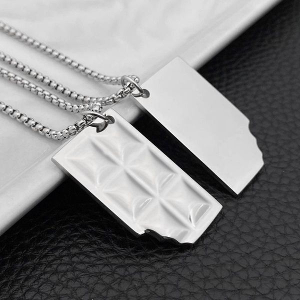 pendant necklaces chocolate mens stainless steel chain on the neck big fashion simple necklace jewellery wholesale, Silver
pendant necklaces chocolate mens stainless steel chain on the neck big fashion simple necklace jewellery wholesale, Silver