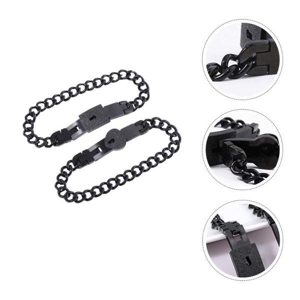 1pair creative couple bangle chic key lock wristband versatile hand rope charm bracelets, Golden;silver
1pair creative couple bangle chic key lock wristband versatile hand rope charm bracelets, Golden;silver