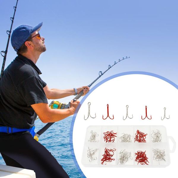 fishing hooks 130pcs/box high carbon steel treble kit barbed sharp lure for bass fishingfly hook worm pesca tackle
fishing hooks 130pcs/box high carbon steel treble kit barbed sharp lure for bass fishingfly hook worm pesca tackle