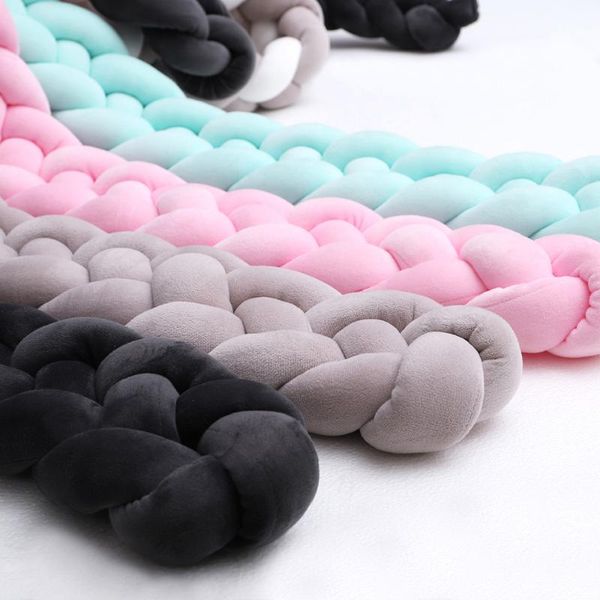 1m/2.2m/3m baby crib bumper knotted braided handmade soft knot pillow pad cushion nursery cradle decor protector bedding sets
1m/2.2m/3m baby crib bumper knotted braided handmade soft knot pillow pad cushion nursery cradle decor protector bedding sets