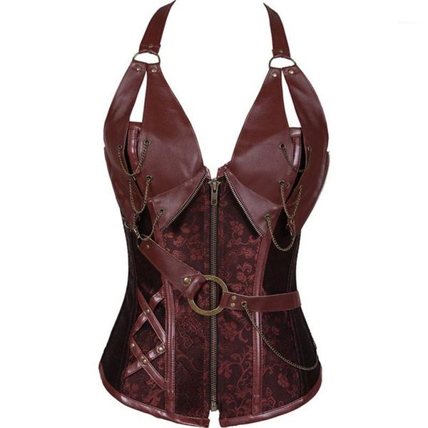 bustiers & corsets women's steampunk spiral steel boned vintage retro corset bustier, Black;white
bustiers & corsets women's steampunk spiral steel boned vintage retro corset bustier, Black;white