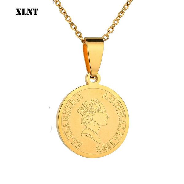 pendant necklaces xlnt gold color stainless steel elizabeth avatar round coin statement pendants necklace women charms choker fashion boho j, Silver
pendant necklaces xlnt gold color stainless steel elizabeth avatar round coin statement pendants necklace women charms choker fashion boho j, Silver