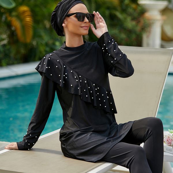 burkini long mujer muslim swimwear 3 pieces abaya dubai arabic women swimsuit turkey maillots de bains musulmans ensemble femme, Red
burkini long mujer muslim swimwear 3 pieces abaya dubai arabic women swimsuit turkey maillots de bains musulmans ensemble femme, Red