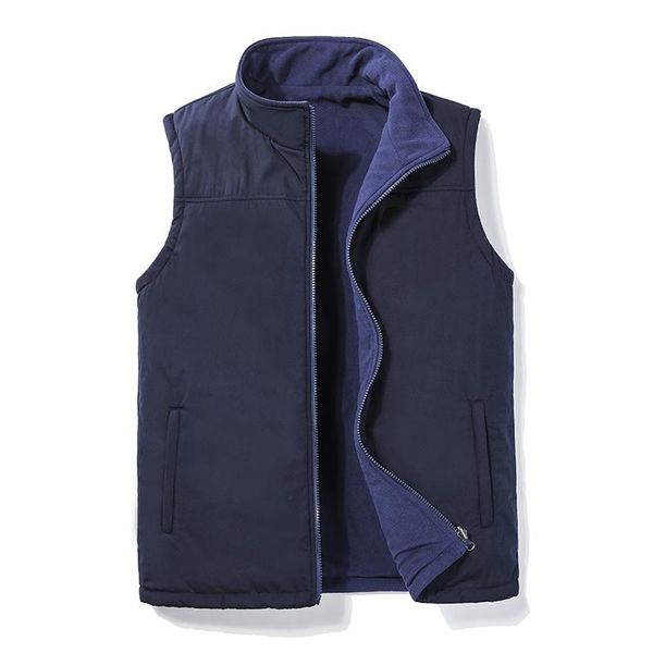 men's vest spring and winter fleece jacket fashion middle-aged casual waistcoat warm father cotton sleeveless vests, Black;white
men's vest spring and winter fleece jacket fashion middle-aged casual waistcoat warm father cotton sleeveless vests, Black;white