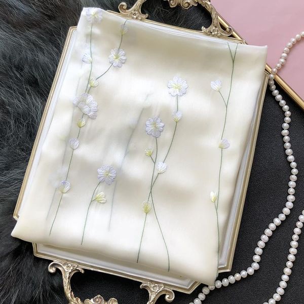 ethnic clothing milk white rosemary silk scarf for women spring and autumn versatile mulberry double-sided embroidery, Red
ethnic clothing milk white rosemary silk scarf for women spring and autumn versatile mulberry double-sided embroidery, Red