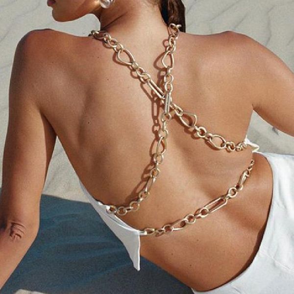 women's tanks & camis women summer crop chain sleeveless tank v-neck backless vest halter casual female clothing, White
women's tanks & camis women summer crop chain sleeveless tank v-neck backless vest halter casual female clothing, White