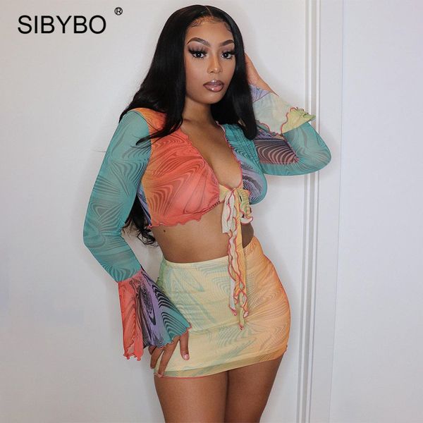 sibybo mesh tie dye print bodycon dress women v-neck lace up mini dresses 2 piece set femme spring clubwear party vestidos, Black;white
sibybo mesh tie dye print bodycon dress women v-neck lace up mini dresses 2 piece set femme spring clubwear party vestidos, Black;white