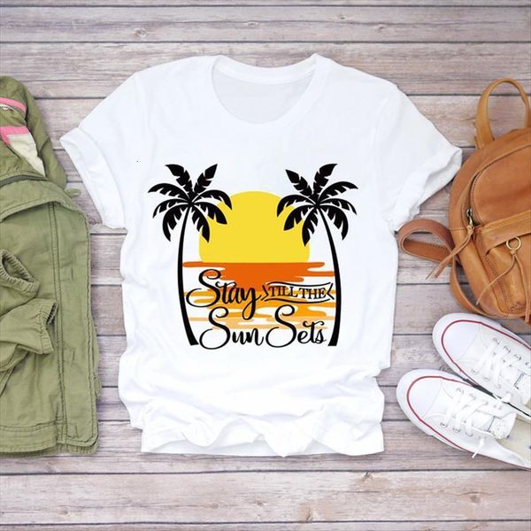 beach holiday tree travel girl womens 90s fashion graphic ladies print lady shirt female tee, White
beach holiday tree travel girl womens 90s fashion graphic ladies print lady shirt female tee, White