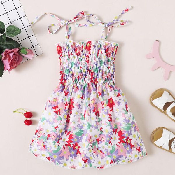 girl's dresses toddler baby girls summer sleeveless floral printed beach suspender casual skirt children princess dress clothes 12m-5y, Red;yellow
girl's dresses toddler baby girls summer sleeveless floral printed beach suspender casual skirt children princess dress clothes 12m-5y, Red;yellow