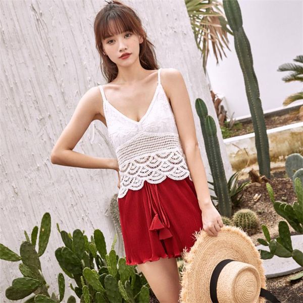 women's shorts women 2021 soft comfort short pants elastic high waist casual loose female summer ice silk trousers plus size m-7xl, White;black
women's shorts women 2021 soft comfort short pants elastic high waist casual loose female summer ice silk trousers plus size m-7xl, White;black