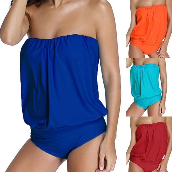 one-piece suits plus size women solid color backless strapless beach one piece swimsuit swimwear
one-piece suits plus size women solid color backless strapless beach one piece swimsuit swimwear