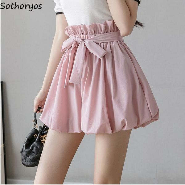 women's shorts women solid ruffles bow high waist elegant tender bloomers stylish loose leisure teens temperament sweet kawaii students, White;black
women's shorts women solid ruffles bow high waist elegant tender bloomers stylish loose leisure teens temperament sweet kawaii students, White;black