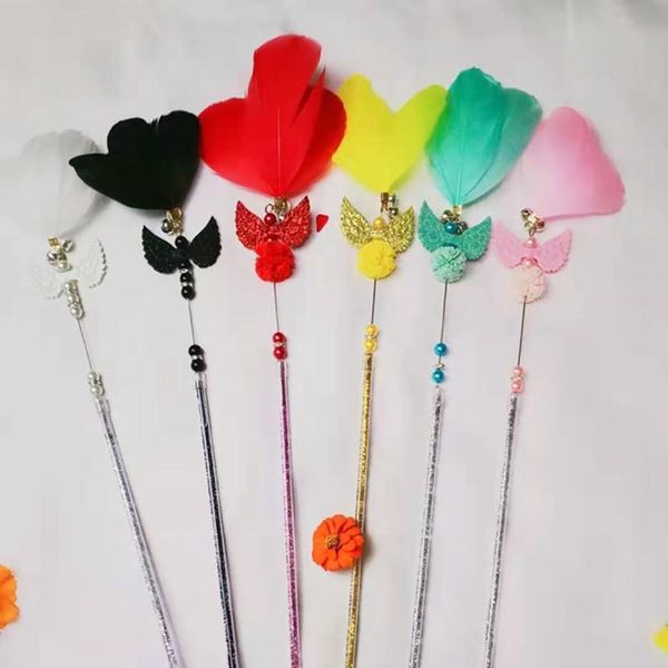 cat toys 1pcs wing retractable feather teaser toy pet bell wand kitten with mini for cats
cat toys 1pcs wing retractable feather teaser toy pet bell wand kitten with mini for cats