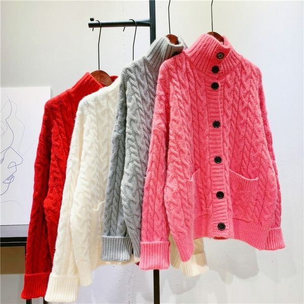 knits autumn winter thick warm twist jacket sweater coat women knitted cardigan outwear, White
knits autumn winter thick warm twist jacket sweater coat women knitted cardigan outwear, White