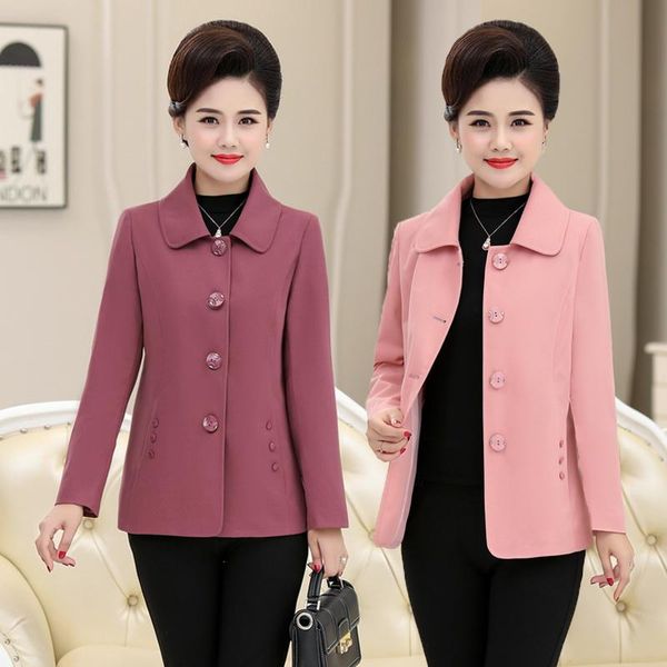 women's jackets mom spring short jacket 2021 fashion slim middle-aged long-sleeved outwear plus size casual autumn female coat, Black;brown
women's jackets mom spring short jacket 2021 fashion slim middle-aged long-sleeved outwear plus size casual autumn female coat, Black;brown