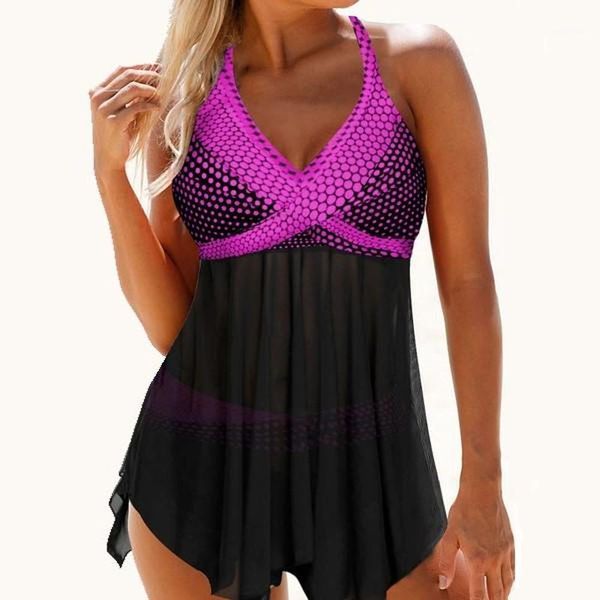 women's swimwear 2021 v-neck patchwork padded push size halter swimsuit, White;black
women's swimwear 2021 v-neck patchwork padded push size halter swimsuit, White;black