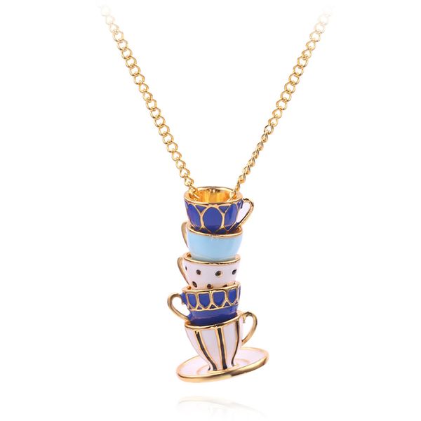 10pc fashion hand made sweater chain clothing accessories long necklace enamel jewelry tea cup necklace pendant woman, Silver
10pc fashion hand made sweater chain clothing accessories long necklace enamel jewelry tea cup necklace pendant woman, Silver