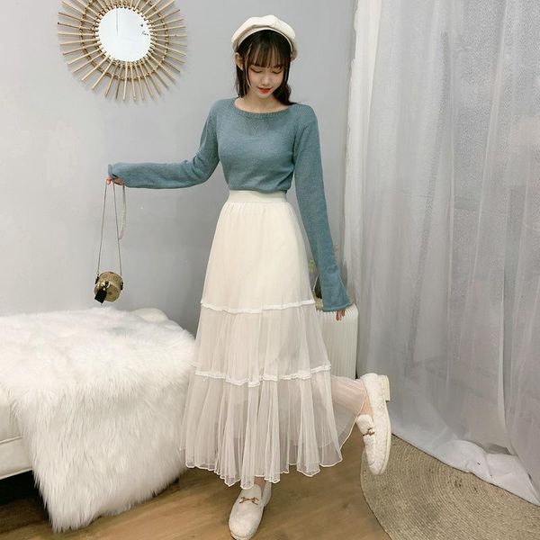 women fashion solid color skirts ladies summer mesh yarn diamond stitching high waist pleated mid-length, Black
women fashion solid color skirts ladies summer mesh yarn diamond stitching high waist pleated mid-length, Black