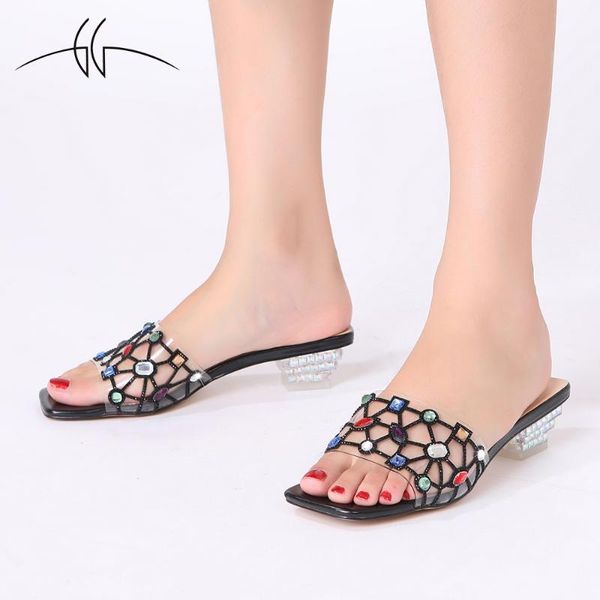 slippers 2021 summer diamond women's shoes large size 42 green evening dress low-heel banquet casual 41, Black
slippers 2021 summer diamond women's shoes large size 42 green evening dress low-heel banquet casual 41, Black