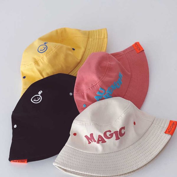 spring arrival girls fashion letter hats kids smile baby hat 210528, Yellow 
spring arrival girls fashion letter hats kids smile baby hat 210528, Yellow