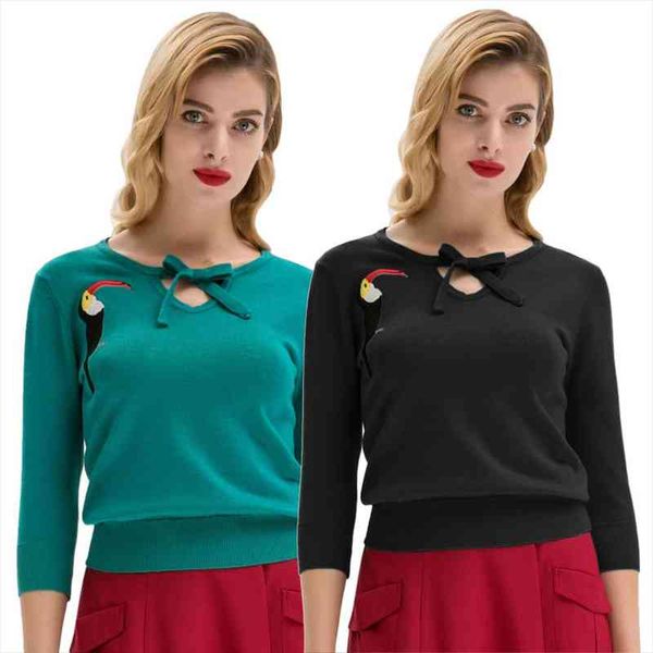 belle poque women sweaters vintage 3 4 sleeve crew neck pullover sweater elegant exquisite embroidery knitwear ladies, White;black
belle poque women sweaters vintage 3 4 sleeve crew neck pullover sweater elegant exquisite embroidery knitwear ladies, White;black