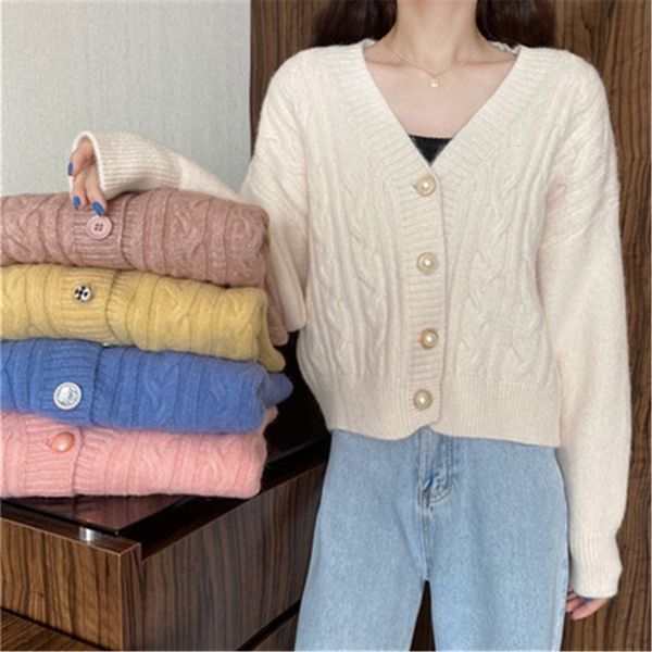 women's knits & tees korean fashions casual women cardigan long sleeve neck v soft buttons loose knitted or crocheted sweater y5991 3v, White
women's knits & tees korean fashions casual women cardigan long sleeve neck v soft buttons loose knitted or crocheted sweater y5991 3v, White
