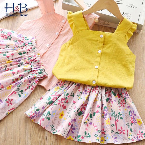 humor bear girls clothes set 2021 newsummer fly sleeve floarl printed skirt 2pcs cute kids clothes x0902, White
humor bear girls clothes set 2021 newsummer fly sleeve floarl printed skirt 2pcs cute kids clothes x0902, White