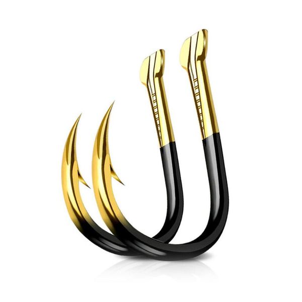 100pcs black gold fishing bait high carbon steel fishhooks sharpened ultrapoint efficiency fish hooks 4 size
100pcs black gold fishing bait high carbon steel fishhooks sharpened ultrapoint efficiency fish hooks 4 size