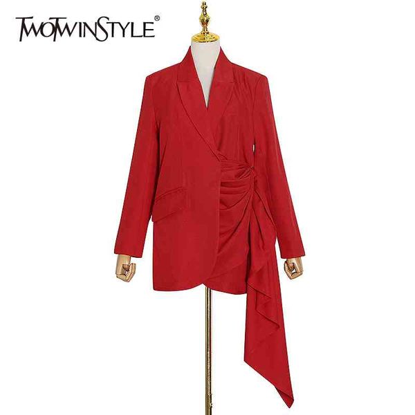 asymmetrical ruched blazer for women notched long sleeve irregular casual blazers female fashion clothing 210524, White;black
asymmetrical ruched blazer for women notched long sleeve irregular casual blazers female fashion clothing 210524, White;black