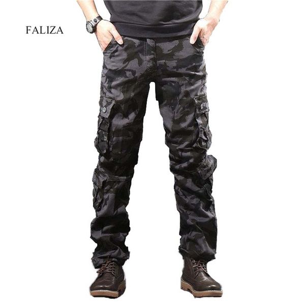 camouflage men's cargo pants men casual camo multi pockets military tactical hip hop joggers streetwear pantalon homme 210715, Black
camouflage men's cargo pants men casual camo multi pockets military tactical hip hop joggers streetwear pantalon homme 210715, Black