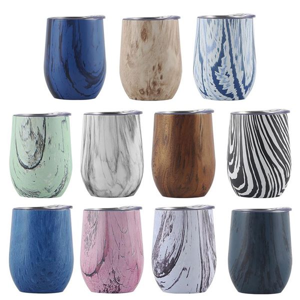 water bottles double layer eggshell cup creative wood grain/zebra print stainless steel red wine mugs u-shaped insulation
water bottles double layer eggshell cup creative wood grain/zebra print stainless steel red wine mugs u-shaped insulation