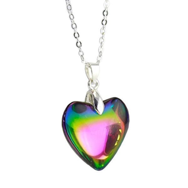 charming ab multi-color crystal glass heart bead pendant & chain necklace exquisite elegant simple necklaces chains, Silver
charming ab multi-color crystal glass heart bead pendant & chain necklace exquisite elegant simple necklaces chains, Silver