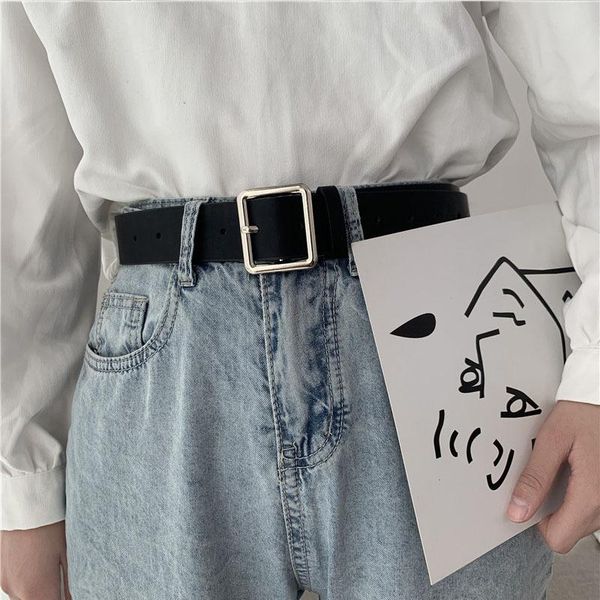 belts 2021 pu leather belt for women square buckle pin jeans black chic ladies vintage strap female waistband, Black;brown
belts 2021 pu leather belt for women square buckle pin jeans black chic ladies vintage strap female waistband, Black;brown