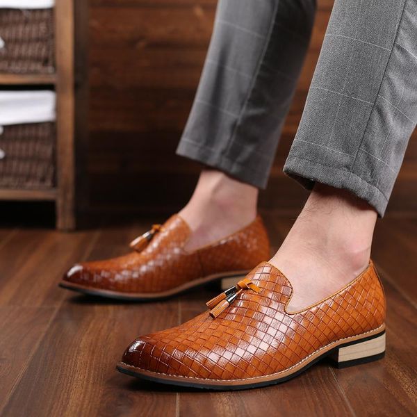 dress shoes 2021 men's formal british style patty wedding flat leather oxford casual fashion loafers for men, Black
dress shoes 2021 men's formal british style patty wedding flat leather oxford casual fashion loafers for men, Black