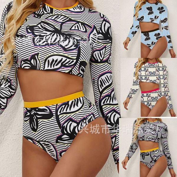 print 2021 split bikini high waist large conservative women's swimsuit multicolor, Black;white
print 2021 split bikini high waist large conservative women's swimsuit multicolor, Black;white