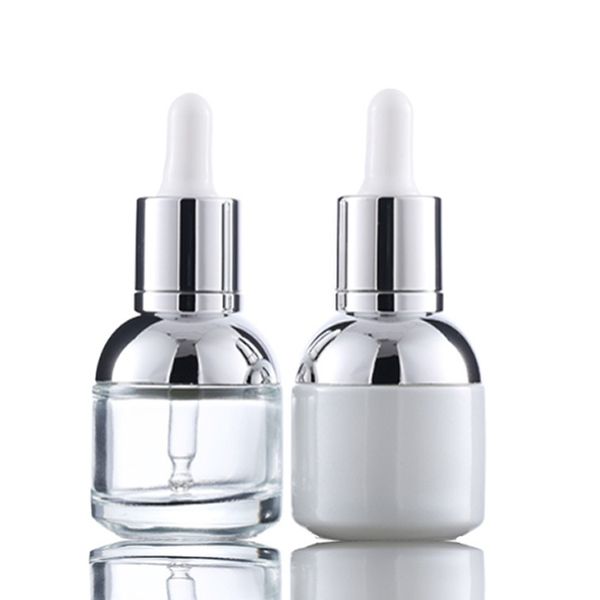 30ml glass bottle pearl white transparent cosmetic essential oil packaging dropper bottles with plastic plug
30ml glass bottle pearl white transparent cosmetic essential oil packaging dropper bottles with plastic plug