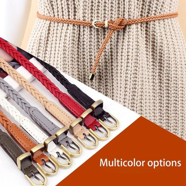belts women casual knitted pin buckle belt woven canvas elastic expandable braided stretch plain webbing strap, Black;brown
belts women casual knitted pin buckle belt woven canvas elastic expandable braided stretch plain webbing strap, Black;brown