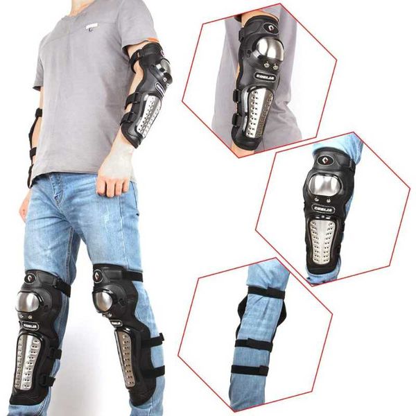 elbow & knee pads pad protection 4pcs adults alloy steel motorcycle atv motocross anti-fall slider protectors racing rodilleras, Black;gray
elbow & knee pads pad protection 4pcs adults alloy steel motorcycle atv motocross anti-fall slider protectors racing rodilleras, Black;gray