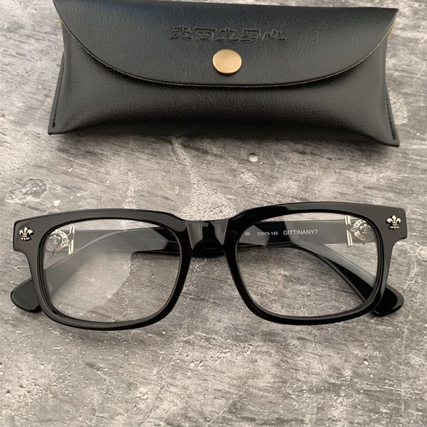 kittinany glasses men's and women's silver plate myopia frame star same thick leg, White;black
kittinany glasses men's and women's silver plate myopia frame star same thick leg, White;black