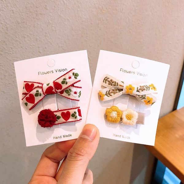 2pcs/lot floral embroidery hair clips kids accessories baby hairgrip girls barrettes children hairpins, Slivery;white
2pcs/lot floral embroidery hair clips kids accessories baby hairgrip girls barrettes children hairpins, Slivery;white