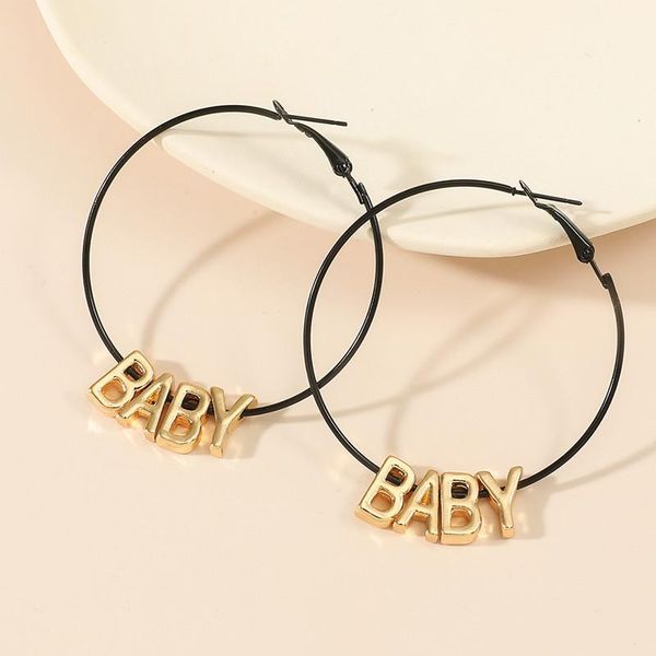 hoop & huggie creativity fashion letter love round ring earrings classic vintage metal geometric women's aesthetic jewelry for women, Golden;silver
hoop & huggie creativity fashion letter love round ring earrings classic vintage metal geometric women's aesthetic jewelry for women, Golden;silver