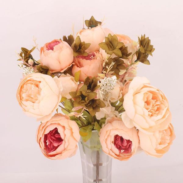 decorative flowers & wreaths 13 heads artificial peony plastic fake flower bouquet for wedding party home festival decoration
decorative flowers & wreaths 13 heads artificial peony plastic fake flower bouquet for wedding party home festival decoration
