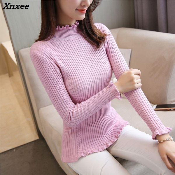 women's sweaters xnxee autumn twist stretch slim knit turtleneck shirt f1877 half lace, White;black
women's sweaters xnxee autumn twist stretch slim knit turtleneck shirt f1877 half lace, White;black