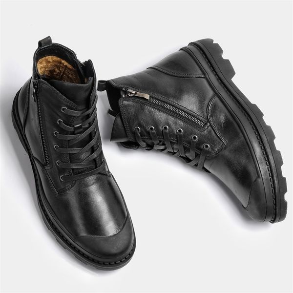 natural cow leather men boots winter handmade retro men boots genuine leather men winter shoes #cx9550 211022, Black
natural cow leather men boots winter handmade retro men boots genuine leather men winter shoes #cx9550 211022, Black