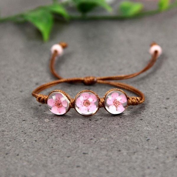 charm bracelets dried flower preserved time gem bracelet vintage hand-woven ladies, Golden;silver
charm bracelets dried flower preserved time gem bracelet vintage hand-woven ladies, Golden;silver