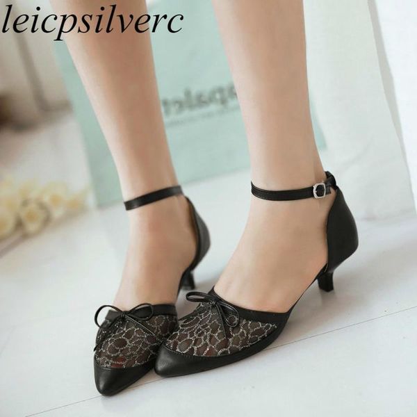 dress shoes women sandals med heels pointed toe patchwork thin buckle ankle-strap 2021 fashion casual sweet big size 34-48, Black
dress shoes women sandals med heels pointed toe patchwork thin buckle ankle-strap 2021 fashion casual sweet big size 34-48, Black