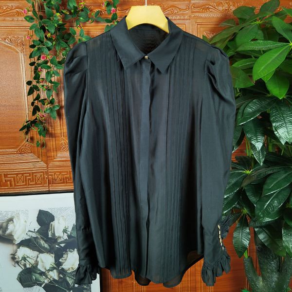 capris 2021 spring summer style blouses women turn-down collar buttons deco casual yellow white black apricot shirts solid, Black;gray
capris 2021 spring summer style blouses women turn-down collar buttons deco casual yellow white black apricot shirts solid, Black;gray